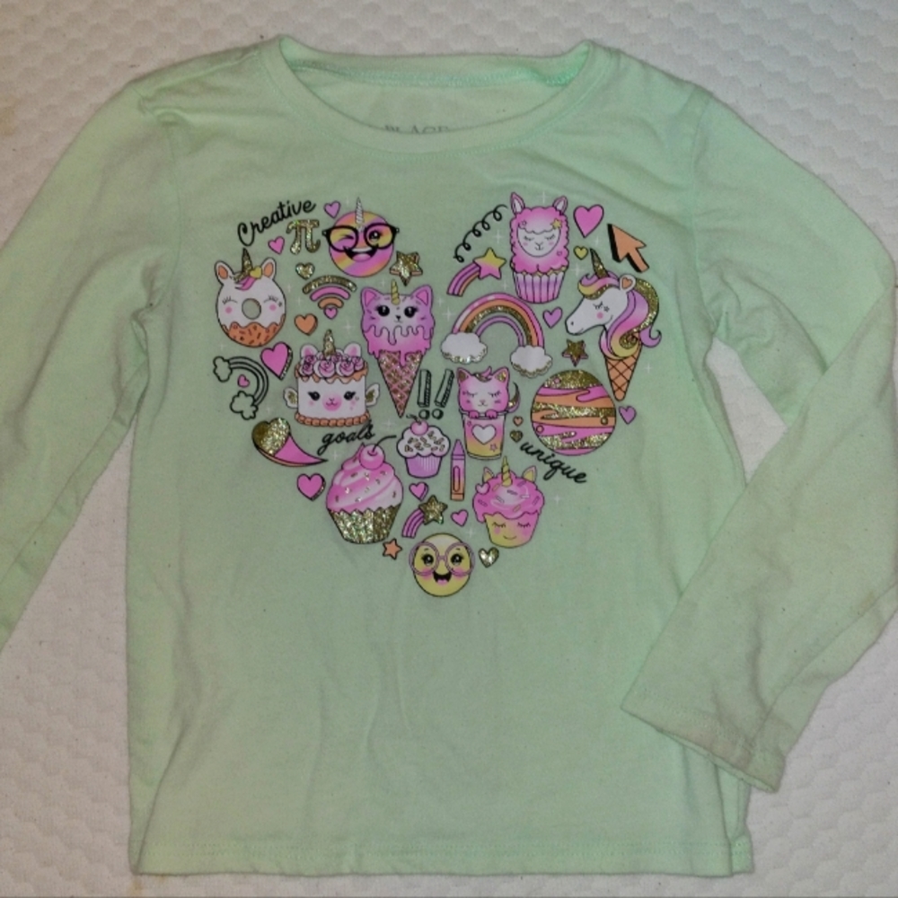 The Children's Place size 4 girls long sleeve shirt